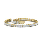 Load image into Gallery viewer, 5 Carat Princess Cut Diamond Tennis Bracelet