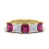 Load image into Gallery viewer, 5-carat-princess-cut-pink-sapphire-wedding-band-for-women-in-yellow-gold-fdwb8008prgsadrpisleep-5.00ct-nl-yg.jpg?v=1773654337