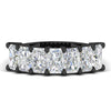 Load image into Gallery viewer, 5-carat-radiant-cut-diamond-band-for-women-in-black-gold-FD8008RAB-5.00CT-NL-BG