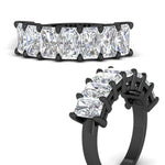 Load image into Gallery viewer, 5-carat-radiant-cut-diamond-band-for-women-in-black-gold-FD8008RABANGLE3-5.00CT-NL-BG