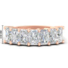 Load image into Gallery viewer, 5-carat-radiant-cut-diamond-band-for-women-in-rose-gold-FD8008RAB-5.00CT-NL-RG-HW