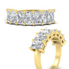 Load image into Gallery viewer, 5-carat-radiant-cut-diamond-band-for-women-in-yellow-gold-FD8008RABANGLE3-5.00CT-NL-YG