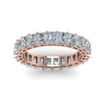 Load image into Gallery viewer, 5-carat-radiant-cut-diamond-eternity-ring-in-rose-gold-FDEWB8860RA-5.0CTANGLE5-NL-RG