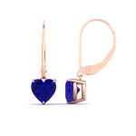 Load image into Gallery viewer, 5-carat-sapphire-heart-shape-stud-dangle-earrings-in-rose-gold-fdear11236htgsablangle4-5.00ct-nl-rg.jpg?v=1768537022