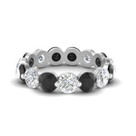 Load image into Gallery viewer, 5 Ct Round Cut Diamond Eternity Ring Common Prong