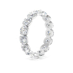Load image into Gallery viewer, 5 Ct Round Cut Diamond Eternity Ring Common Prong