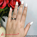 Load image into Gallery viewer, 5-carat-single-wedding-eternity-ring-with-prong-emerald-in-14k-yellow-gold-fdewb9477-11