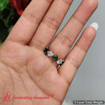 Load image into Gallery viewer, 5-carat-single-wedding-eternity-ring-with-prong-emerald-in-14k-yellow-gold-fdewb9477-3