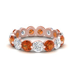 Load image into Gallery viewer, 5 Ct Round Cut Diamond Eternity Ring Common Prong