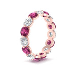 Load image into Gallery viewer, 5 Ct Round Cut Diamond Eternity Ring Common Prong