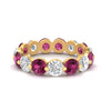 Load image into Gallery viewer, 5 Ct Round Cut Diamond Eternity Ring Common Prong