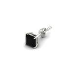 Load image into Gallery viewer, 5 Carat Square Cut Mens Earring