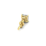 Load image into Gallery viewer, 5 Carat Square Cut Mens Earring