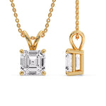Load image into Gallery viewer, Asscher Cut Solitaire Pendant