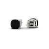 Load image into Gallery viewer, 5-ct-cushion-cut-black-diamond-basket-stud-earring-in-white-gold-fdear10411cugblackangle4-5.00ct-nl-wg.jpg