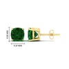 Load image into Gallery viewer, 5-ct-cushion-cut-emerald-basket-stud-earring-in-yellow-gold-fdear10411cugemgrangle2-5.00ct-nl-yg-hw.jpg