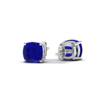 Load image into Gallery viewer, 5-ct-cushion-cut-sapphire-basket-stud-earring-in-white-gold-fdear10411cugsablangle4-5.00ct-nl-wg.jpg