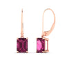 Load image into Gallery viewer, 5-ct-emerald-cut-pink-sapphire-drop-earrings-in-rose-gold-fdear11236emgsadrpiangle1-5.00ct-nl-rg.jpg?v=1765364332