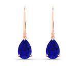 Load image into Gallery viewer, 5-ct-lever-back-pear-shaped-sapphire-earrings-for-women-in-rose-gold-fdear11236pegsablangle2-5.00ct-nl-rg.jpg?v=1768544716