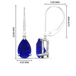 Load image into Gallery viewer, 5-ct-lever-back-pear-shaped-sapphire-earrings-for-women-in-white-gold-fdear11236pegsablangle4-5.00ct-nl-wg-hw.jpg?v=1768544716