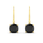 Load image into Gallery viewer, 5-ct-leverback-cushion-cut-black-diamond-drop-earrings-in-yellow-gold-fdear11236cugblackangle2-5.00ct-nl-yg.jpg?v=1765359813
