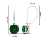 Load image into Gallery viewer, 5-ct-leverback-cushion-cut-emerald-drop-earrings-in-white-gold-fdear11236cugemgrangle4-5.00ct-nl-wg-hw.jpg?v=1765359813