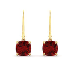 Load image into Gallery viewer, 5-ct-leverback-cushion-cut-ruby-drop-earrings-in-yellow-gold-fdear11236cugrudrangle2-5.00ct-nl-yg.jpg?v=1765359813
