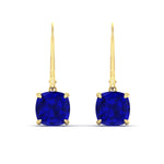 Load image into Gallery viewer, 5-ct-leverback-cushion-cut-sapphire-drop-earrings-in-yellow-gold-fdear11236cugsablangle2-5.00ct-nl-yg.jpg?v=1765359813