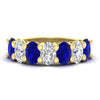 Load image into Gallery viewer, 5 Carat Seven Stone Oval Shaped Women Anniversary Band