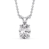 Load image into Gallery viewer, 5-ct-oval-solitaire-pendant-in-white-gold-FDPD8469OV-5CT-ANGLE1-WG