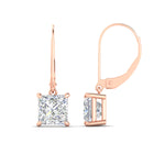 Load image into Gallery viewer, 5-ct-princess-cut-diamond-leverback-dangle-earrings-in-rose-gold-fdear11236prangle4-5.00ct-nl-rg.jpg?v=1765510602