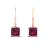 Load image into Gallery viewer, 5-ct-princess-cut-pink-sapphire-leverback-dangle-earrings-in-rose-gold-fdear11236prgsadrpiangle2-5.00ct-nl-rg.jpg?v=1765510603