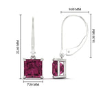 Load image into Gallery viewer, 5-ct-princess-cut-pink-sapphire-leverback-dangle-earrings-in-white-gold-fdear11236prgsadrpiangle4-5.00ct-nl-wg-hw.jpg?v=1765510602