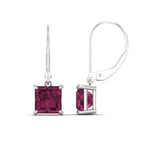 Load image into Gallery viewer, 5-ct-princess-cut-pink-sapphire-leverback-dangle-earrings-in-white-gold-fdear11236prgsadrpiangle4-5.00ct-nl-wg.jpg?v=1765510602