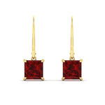 Load image into Gallery viewer, 5-ct-princess-cut-ruby-leverback-dangle-earrings-in-yellow-gold-fdear11236prgrudrangle2-5.00ct-nl-yg.jpg?v=1765510603