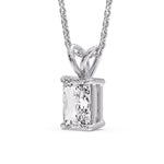 Load image into Gallery viewer, 5-ct-radiant-cut-solitaire-necklace-in-white-gold-FDPD8469RA-5CT-ANGLE2-WG