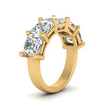 Load image into Gallery viewer, 5-ct.-asscher-cut-five-stone-diamond-ring-in-yellow-gold-FD8008ASB-5.00CT-NL-YG