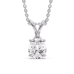Load image into Gallery viewer, Pear Shaped Solitaire Necklace