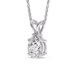 Load image into Gallery viewer, Pear Shaped Solitaire Necklace