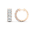 Load image into Gallery viewer, 5-stone-emerald-cut-hoop-earrings-in-rose-gold-fdear11542emangle2-nl-rg.jpg?v=1764910295