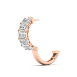 Load image into Gallery viewer, 5-stone-emerald-cut-hoop-earrings-in-rose-gold-fdear11542emangle4-nl-rg.jpg?v=1764910295