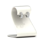 Load image into Gallery viewer, 5-stone-emerald-cut-hoop-earrings-in-white-gold-fdear11542emstand-nl-wg.jpg?v=1764910295