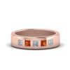 Load image into Gallery viewer, Flat Flush Set Mens Wedding Band