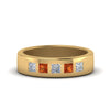Load image into Gallery viewer, Flat Flush Set Mens Wedding Band