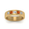 Load image into Gallery viewer, Flat Flush Set Mens Wedding Band