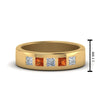Load image into Gallery viewer, Flat Flush Set Mens Wedding Band