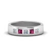 Load image into Gallery viewer, Flat Flush Set Mens Wedding Band
