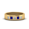Load image into Gallery viewer, Flat Flush Set Mens Wedding Band