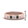 Load image into Gallery viewer, Flat Flush Set Mens Wedding Band