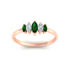Load image into Gallery viewer, 5-stone-marquise-emerald-half-carat-women-wedding-band-in-rose-gold-fdwb8008mqgemgrangle5-0.50ct-nl-rg.jpg
